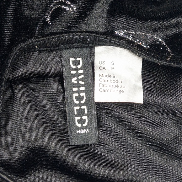 Black Velvet Celestial Star Moon Bodycon Mini Dress Size Small - Picture 5 of 11